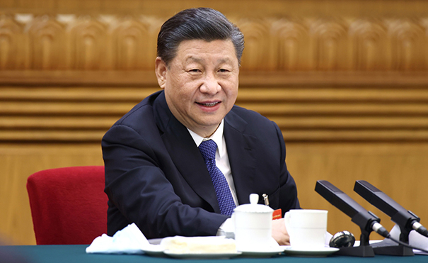 习近平参加内蒙古代表团审议